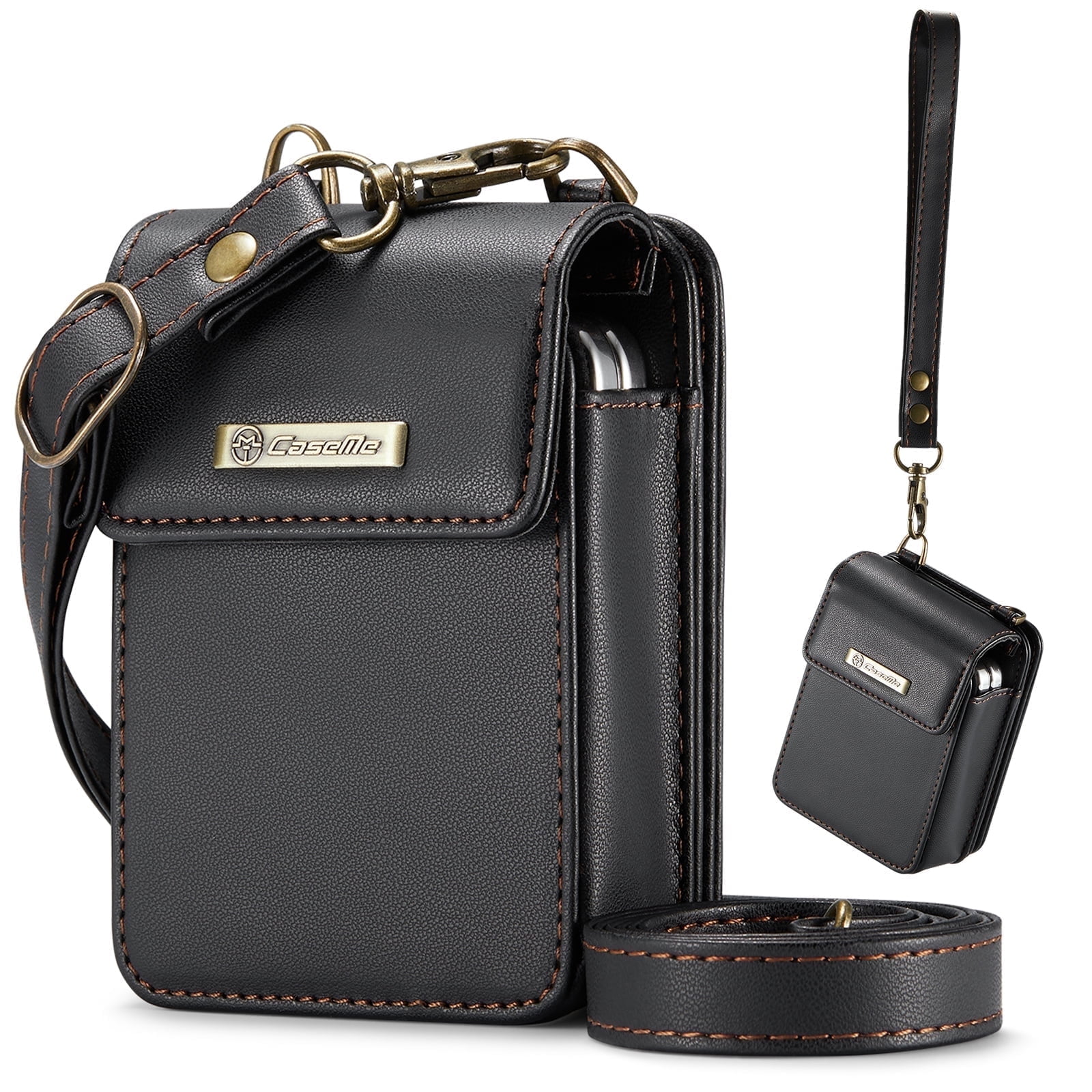 Small Cell Phone Bag for Samsung Z Flip 6/5/4/3, Wallet Crossbody with RFID Blocking Card Holder Mini Bag for Motorola Razr 2024 Case