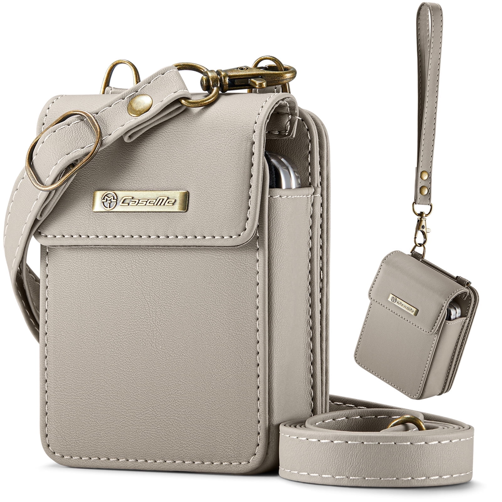 Small Cell Phone Bag for Samsung Z Flip 6/5/4/3, Wallet Crossbody with RFID Blocking Card Holder Mini Bag for Motorola Razr 2024 Case