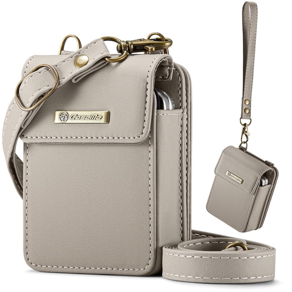 Small Cell Phone Bag for Samsung Z Flip 6/5/4/3, Wallet Crossbody with RFID Blocking Card Holder Mini Bag for Motorola Razr 2024 Case