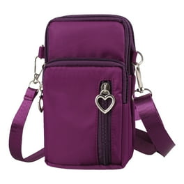 Leather Crossbody Phone Bag for Women Small Cell Phone Wallet Purse Shoulder Handbag Phone Pocket Pouch Fit for Phone Black Walmart