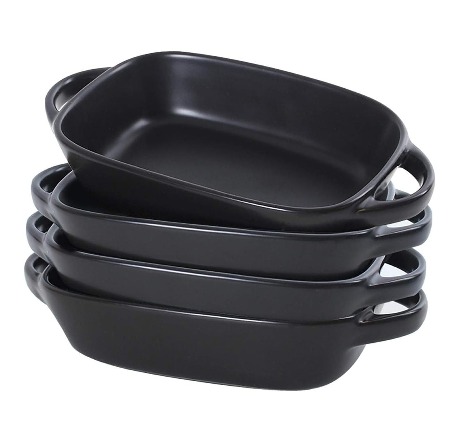 Small Ceramic Baking Dish,Set of 4 Porcelain Bakeware Set,Roasting ...