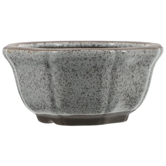 Small Ceramic Planter for Succulents Mini Flower Pot with Drainage Hole Small Bonsai Planting Pot for Cactus and Green Plants