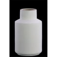 thumbnail image 1 of Small Ceramic Round Vase with Neck, White, 1 of 1