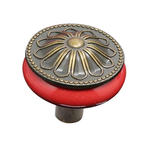 Small Ceramics Round Cabinet Pull Knobs, 33x33x33mm