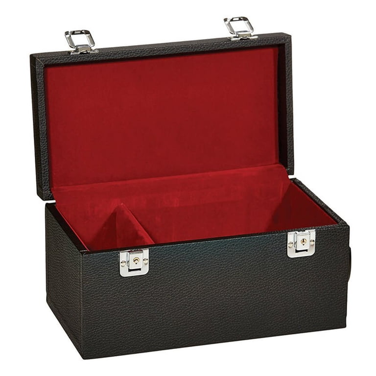 Small Chalice Case - Imitation Leather With Velvet Interior, Locking Closure For Church & Travel (11.5x7.5x8")