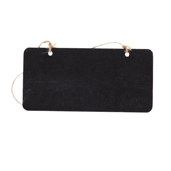 Small Chalkboard Sign Hanging Wall Decor Rustic Farmhouse Wall Decor for Kitchen Wedding Party Home Display Wood Craft Memo Board with Hanging Twine