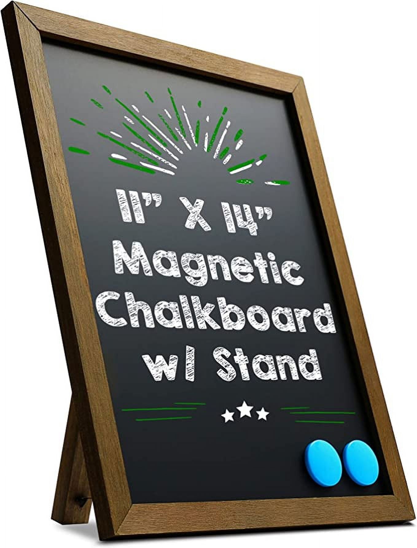 Small Chalkboard Signs with Stand Deep Black, Slate ChalkBoard 11x14