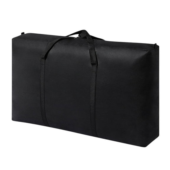 Small Christmas Tree Bag, 5 Ft Christmas Tree Storage Bag, Reusable Heavy Duty 600D Oxford Santa Tree Box/Container/Holder for Big Artificial Xmas Tree/Holiday Trees (35.43×22.83×11.02in) Black L