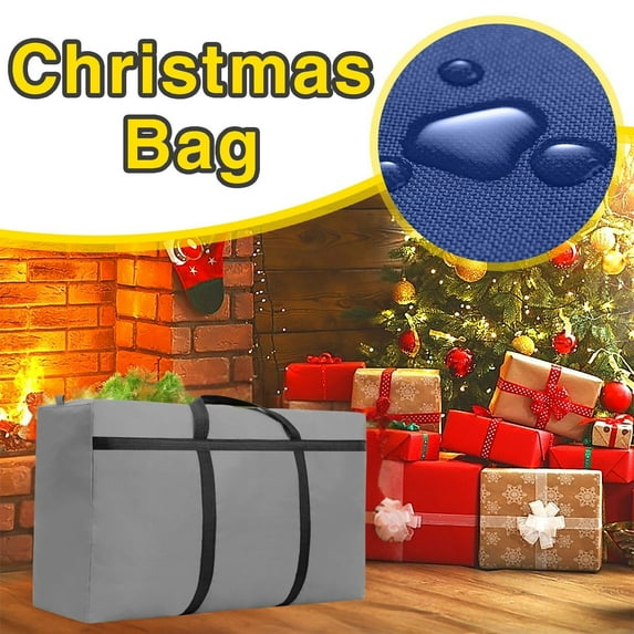 Small Christmas Tree Bag Tree Storage, Xmas Tree Storage Containers, Holiday Decor Storage Ornament Storage Box, Under Bed Storage Bags Christmass Bags(1PC)