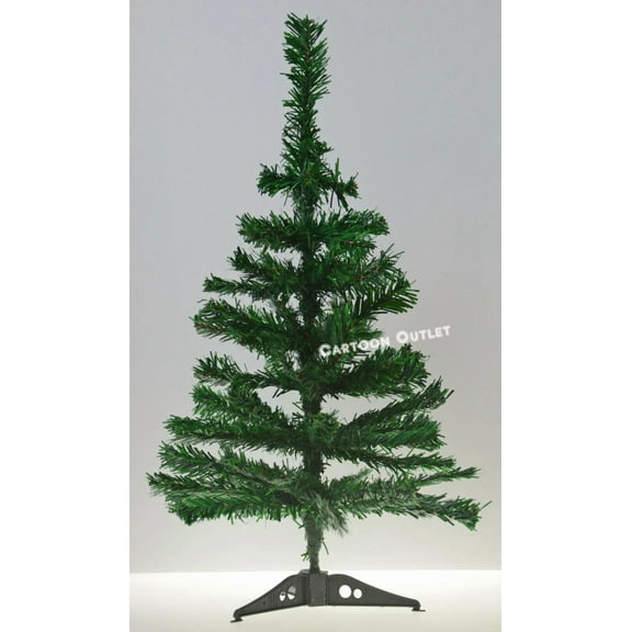 Small Christmas Tree Green Artificial 2 Ft Table Top Natural Style Pine Xmas New