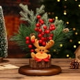 thumbnail image 1 of Small Christmas Tree Skinny Christmas Tree Made Of PVC Material For Christmas Decoration Scene Arrangement And Decoration For Party Supplies Indoor Home Decorations, 1 of 6
