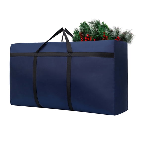 Small Christmas Tree Storage Bag Heavy Duty Christmas Tree Bag for 3FT/4FT/5FT Detachable Christmas Tree 600D Oxford Waterproof Dusty-Proof with 2 Reinforced Handle,Large Zipper Opening