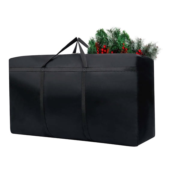 Small Christmas Tree Storage Bag Heavy Duty Christmas Tree Bag for 3FT/4FT/5FT Detachable Christmas Tree 600D Oxford Waterproof Dusty-Proof with 2 Reinforced Handle,Large Zipper Opening