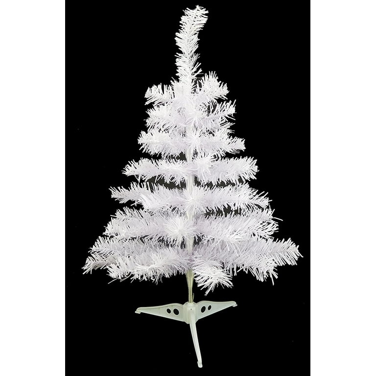 Small Christmas Tree White Artificial 2 ft Table Top Natural Style