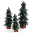 thumbnail image 1 of Small 6" 8" 10" Artificial Norfolk Pine Tree with Pot Green Faux Christmas Tree for Front Porch Indoor Outdoor Outside Christmas Decoration, 1 of 9