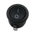thumbnail image 1 of Small Circle Rocker Switch Round ON/OFF AC 125V/250V Car/Truck DC 12V Universal, 1 of 5