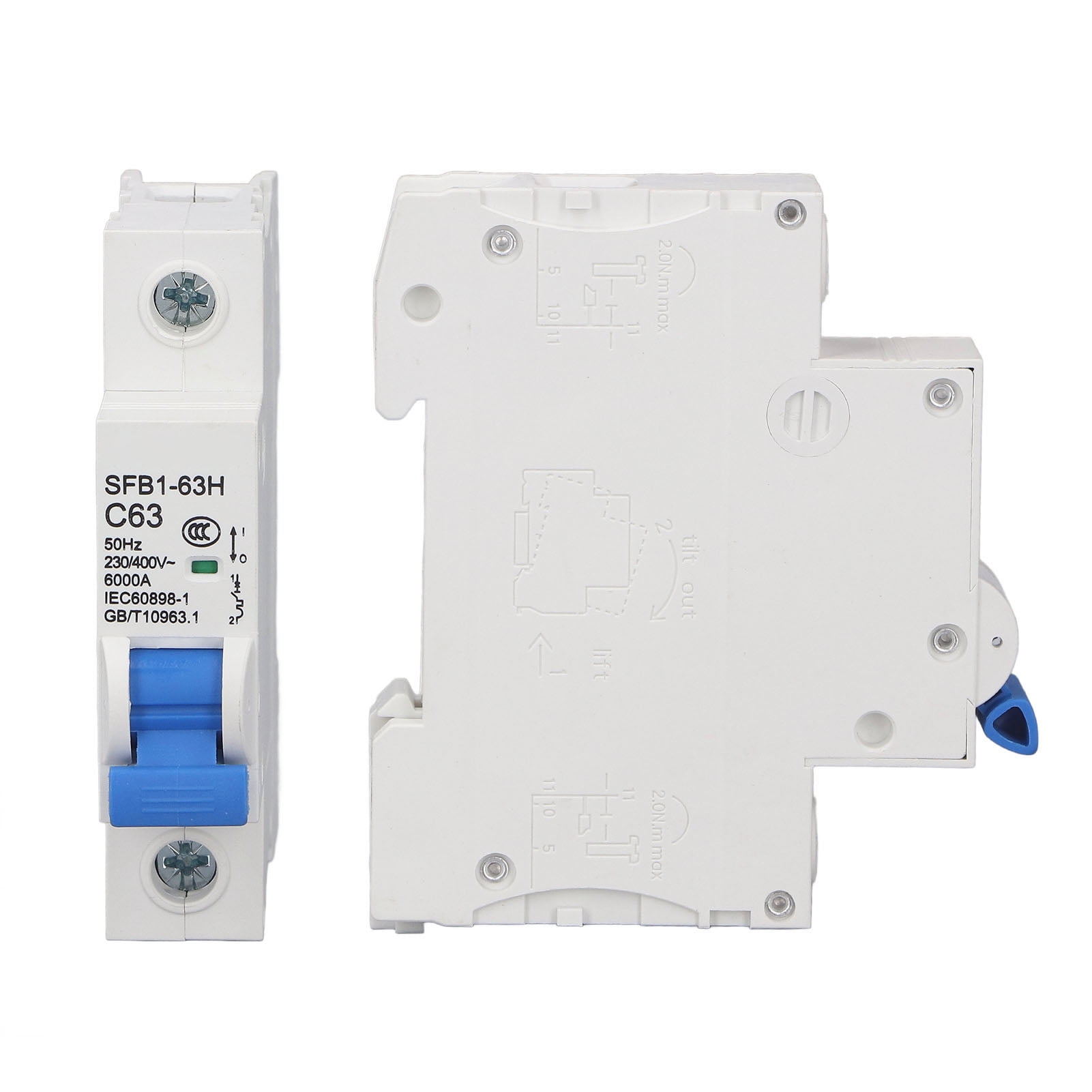 Small Circuit Breaker, Stainless Steel Drive Shaft Air Switch Circuit