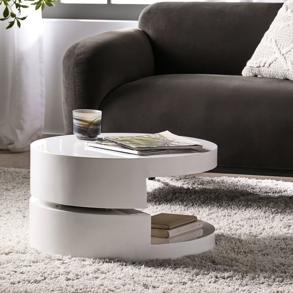 Small Circular Shape | Rotating Top for Different Looks and Storage Beneath | A Useful and Stylish Furniture Piece