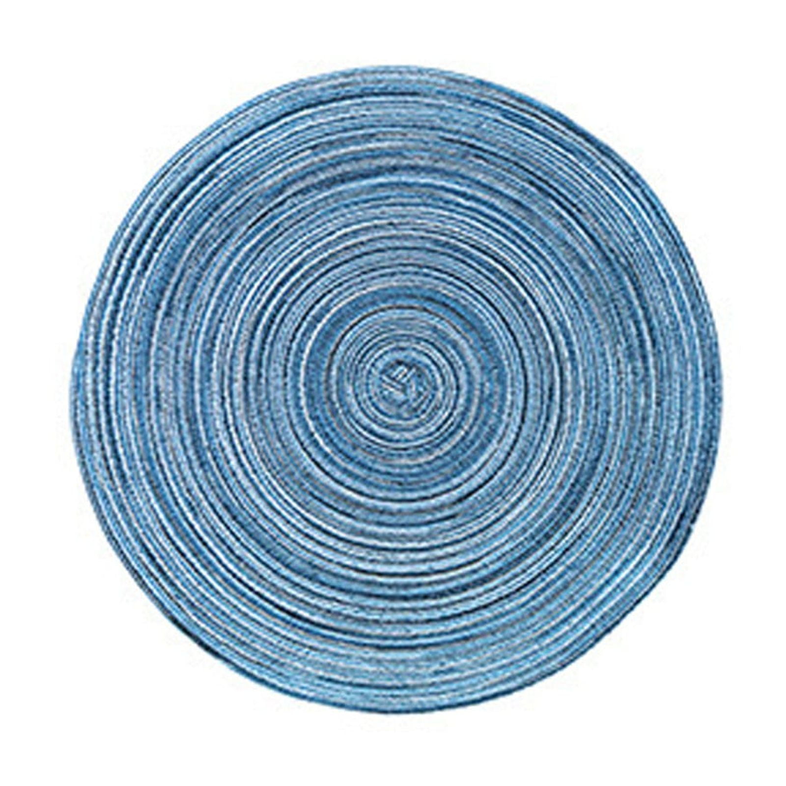 Small Circular Table Mat Dinning Table Clothes Set for 4 Chairs round