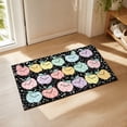 thumbnail image 1 of Small Classroom Rug with Pastel Colors, 15.7"x23.6" Soft Faux Non Slip Floormat for Indoor Outdoor Decor, Shape C, 1 of 7