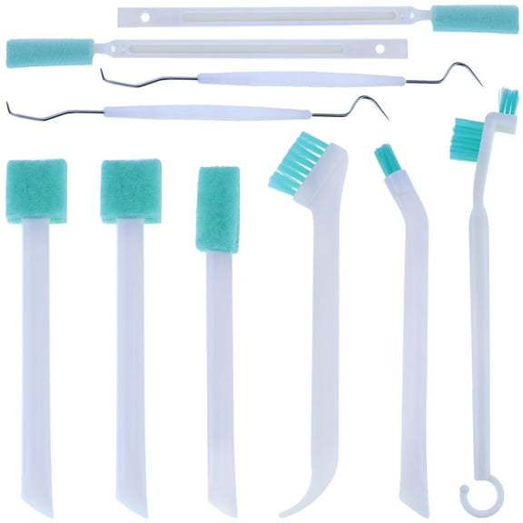 Small Cleaning Brush Set for Household, Car Vent Detailing Cleaning Stick, Humidifier Groove Bottle Gap Cleaning Tool, Crack Crevice Cleaner for Door Window Track Faucet Croner Hard Tight Spaces