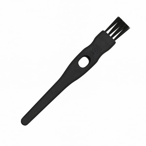 Small Cleaning Brushes, Electric Razor Cleaning Brush, Nylon Shaver Cleaning Brushes, Trimmer Cleaner, 1Pcs Precision Crevice Cleaner, Black Handle Black Bristle Dust Brush for Keyboard Electronics