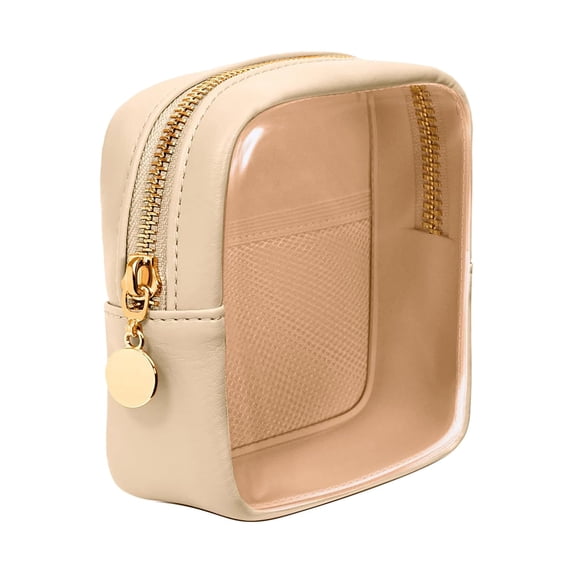 Small Transparent Cosmetic Bag Mini Clear Pouch For Daily Women's Travel Organizer Portable Toiletry Carry
