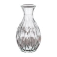 thumbnail image 1 of Small Clear Glass Vase, Mini Decorative Clear Glass Vase, Simple Floral Arrangement Holder, Elegant Ornament for Home Office Table Centerpiece, 1 of 7
