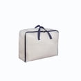 thumbnail image 1 of Small Clear PVC Storage Bag with Reinforced Handles and Double Zipper, Foldable Bedding Organizer for Clothes, Quilts, Blankets, Moving and Closets, 1 of 8