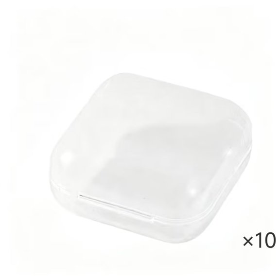 Small Clear Plastic Box Mini Jewelry Box With Lid Storage Box For Earbuds Earrings And Studs Storage Box For Miscellaneous Items And Small Part