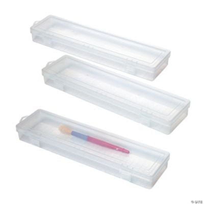 Small Clear Storage Containers, Classroom, Educational, 3 Pieces