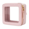 thumbnail image 1 of Small Clear Zipper Cosmetic Bag For Women Portable Travel Makeup Pouch Organizer Car Storage Accessories Mini Toiletry, 1 of 6