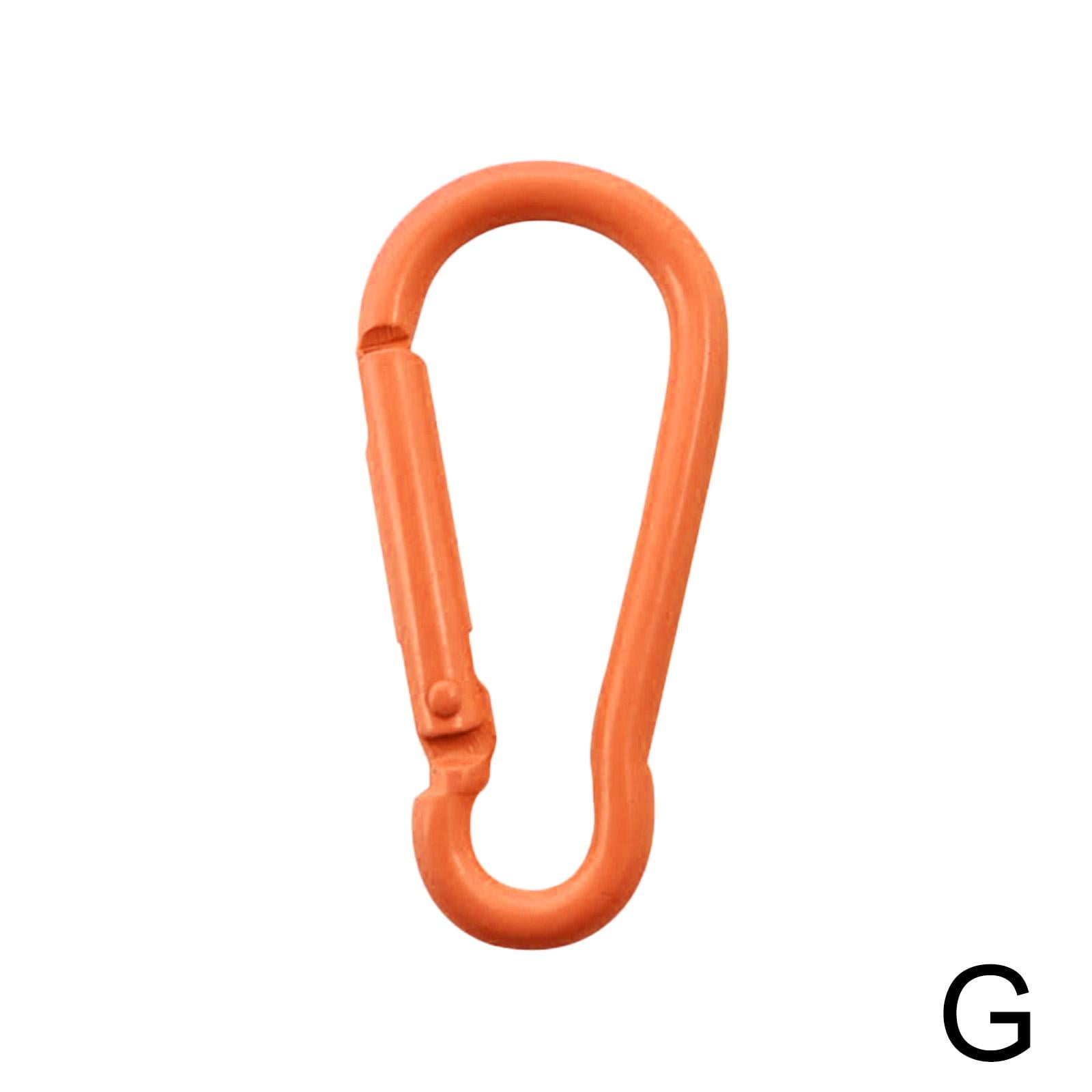  ABCOOL 7PCS Keychain Keyring Clips Mini Carabiner - 1 inch  Micro Tiny Small Fixed Eye Hole Paracord Aluminum Hooks for Home Rv Camping  Fishing Hiking Traveling and Sports Outdoors : Sports