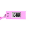 thumbnail image 1 of Small Clock Digital, Mini Digital Clock, Keychain Display, 2.4X1 in Pink Enclosure, Silent Alarm Clock, Portable Time Checking, Pocket Fit, Travel Ready, 1 Pc, 1 of 6