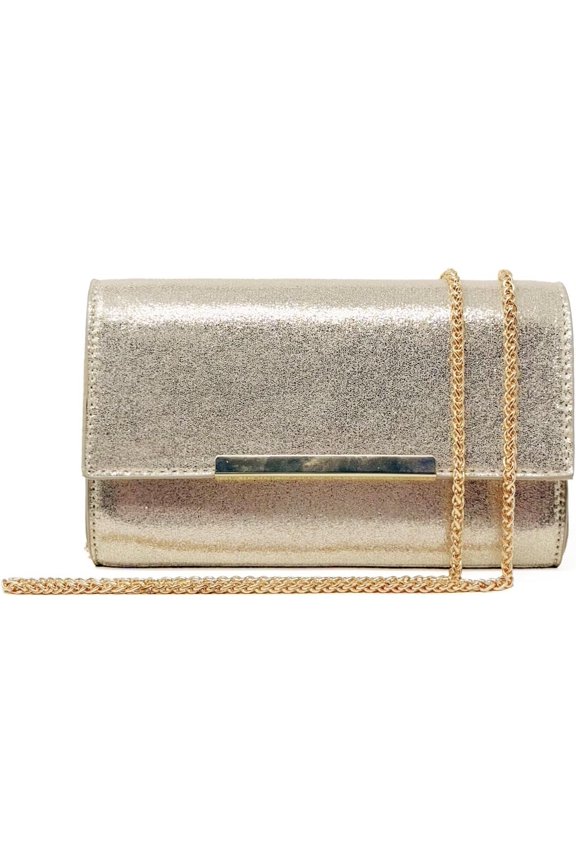 Small Clutch Purse for Women Wristlet Evening Bag Crossbody and Summer Handbag for Formal Party Prom Wedding | Vegan Leather, Fit Phone17 Pro Max, Passport