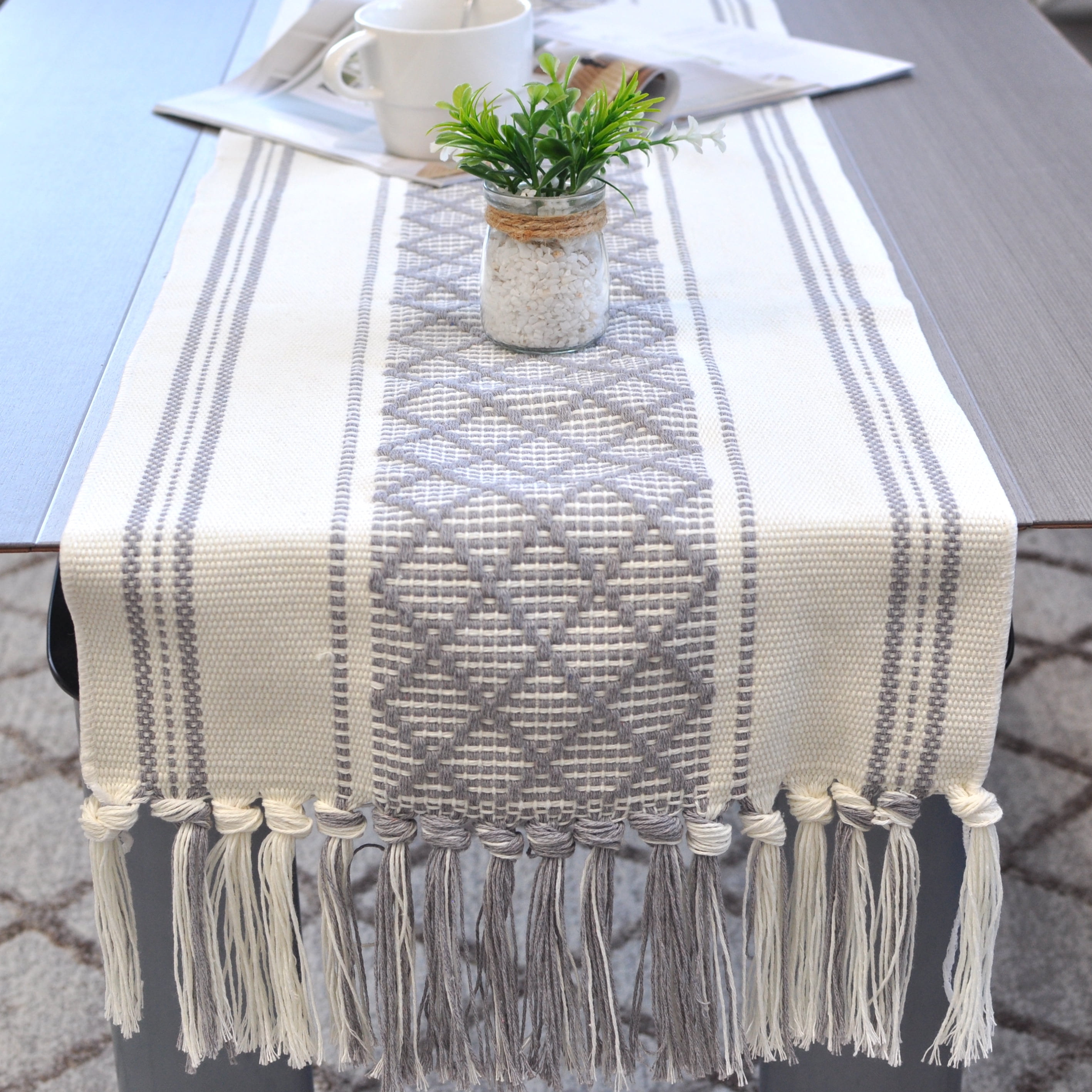 https://i5.walmartimages.com/seo/Small-Coffee-Table-Runner-Tassels-14x48-Inches-Grey-Off-White-Cotton-Woven-Washable-Boho-Dresser-Scarf-Bedroom-Farmhouse-Console-Tabletop-Centerpiece_39ee3ac7-0d2b-486b-b4aa-8d1909261eb9.1f2b036b5f7368e728a70af365f5a980.jpeg