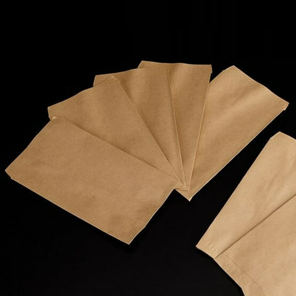 Small Coin Envelopes Self-Adhesive, Kraft Paper Seed Envelopes, Mini Parts Small Items Stamps Storage Packets Envelopes for Garden, Office or Wedding Gift, 100 Pack, 2.36x3.93"