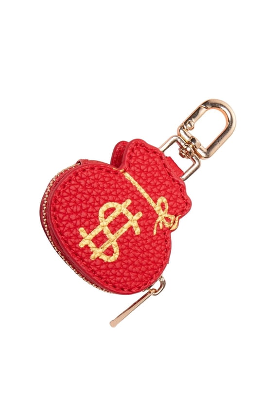 Small Coin Purse Keychain for Women Money Bag Shaped Coin Pouch with Keychain BagCha--Accessories Gift for Womens