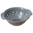thumbnail image 1 of Small Colander, 10.98 inch Plastic Colander Bowl with Handle,Mini Colander for Kitchen, Small Colander Strainer for Fruits Vegetables Food, Round Colander Bowl with Holes, Vegetables Fruits Basket, 1 of 6