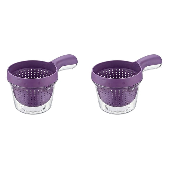 Small Colander Layer Draining Basket With Handle Berry And Tomato Washer Vegetable Washing Bowl With Strainer Kitchen Rinser Container For Portable Strainer Bowl,Dish Rack