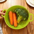 thumbnail image 1 of Small Colander Set 7.5in Mini Colander Plastic Food Strainer With Double Handles For Fruits Vegetables Pasta, 1 of 5