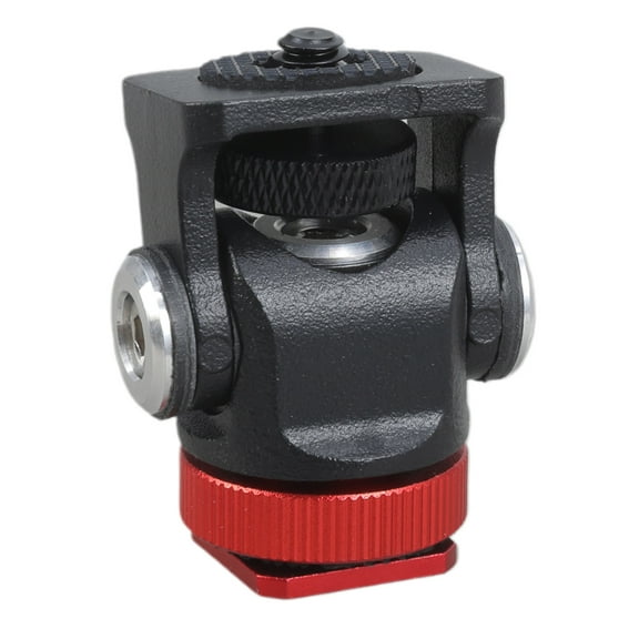 Small Cold Shoe Adapter with Flexible 360 Degree Rotation Versatile Monitors Mount Simple to Use for Camera Monitors