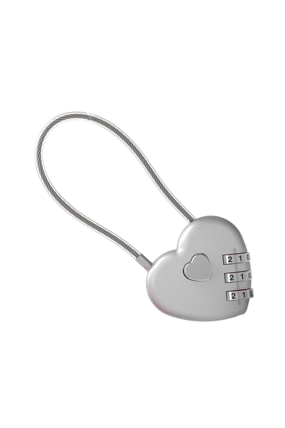 Small Combination Lock for Locker, Cable Lock with Code, Pink Padlock Combination, for Luggage, Suitcase, Gym Locker, Backpack Zipper, Cabinet, Box, Fence Gate, Travel Safe, Outdoor Use by Elapind