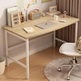 thumbnail image 1 of Small Computer Desk Simple Style Office Desk Study Work Table for Home Bedroom Writing Desk, White, 1 of 5