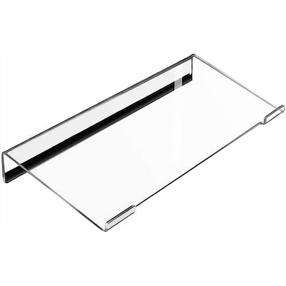 Small Computer Keyboard Stand, 11.8 x 5.1 Inch- Keyboard Tray for 78 Keys Keyboard, Acrylic Keyboard Riser Lift for Desk, keyboard Holder for Mini Computer Keyboard & Apple Magic Keyboard -Clear