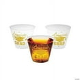 thumbnail image 1 of Small Congrats Grad Plastic Cups w/Gold Foil, Graduation, Party Supplies, 50 Pcs, 1 of 1