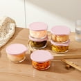 thumbnail image 1 of Small Containers with Lids, Reusable Glass Jars for Snack and Puree, Salad Dressing Container to Go, Deli Containers, Freezer Baby Food Containers Sealed Fresh Lunch Box Mini Bowl, 1 of 6