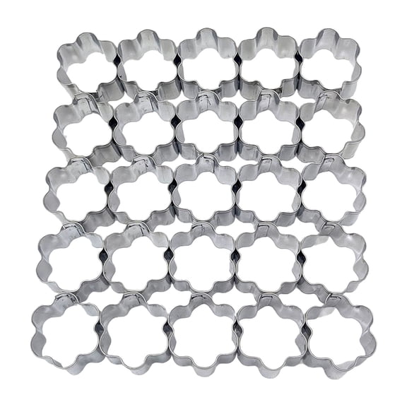 Small Cookie Cutter,15 Cavity Cookie Cutter,Small Flower Or Heart Shaped Cookie Cutter,Mother'S Day Valentine'S Day Cookie Cutters For Baking Fruit Fondant Clay,Valentines Day Cookie Cutters ﻿,B