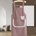 thumbnail image 1 of Small Cooking Apron with Pocket, Pinafore Apron Dress for Women, Kitchen Apron, Gift for Women, 1 of 6