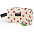thumbnail image 1 of Cerbonny Freezable Lunch Bag for Work School Travel,Small Lunch Bag,insulated snack bag,Mini Cooler,Lunch bag small Fit For Yogurt（Strawberries）, 1 of 6